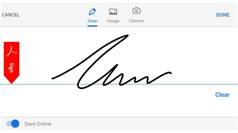 How to add an electronic signature in G.